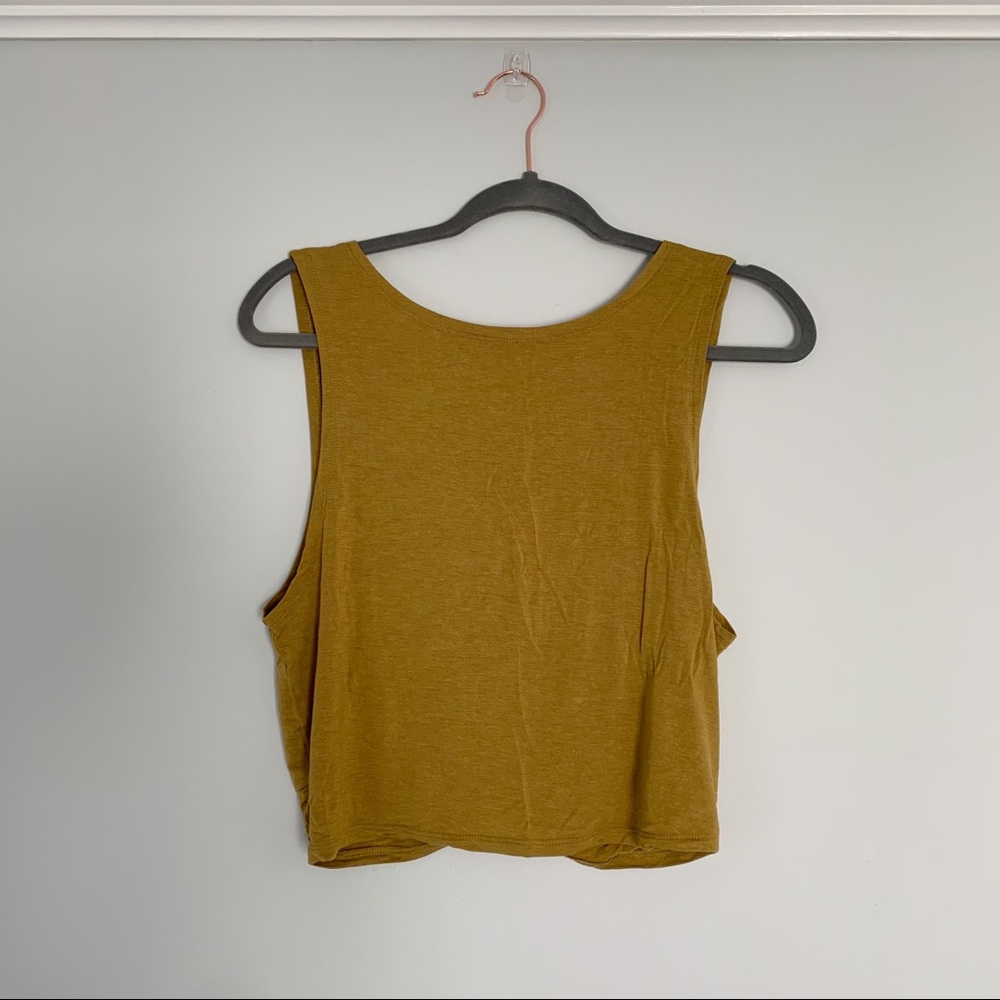 Aerie Offline Twist Cropped Tank